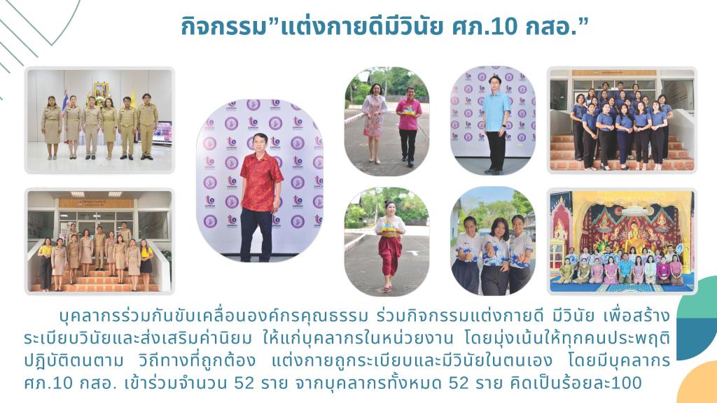 ศูนย์ส่งเสริมอุตสาหกรรมภาคที่ 10 กรมส่งเสริมอุตสาหกรรม ขอเผยแพร่องค์ความรู้และผลสำเร็จจากการดำเนินงานขับเคลื่อนองค์กรคุณธรรม ประจำปีงบประมาณ พ.ศ.2568